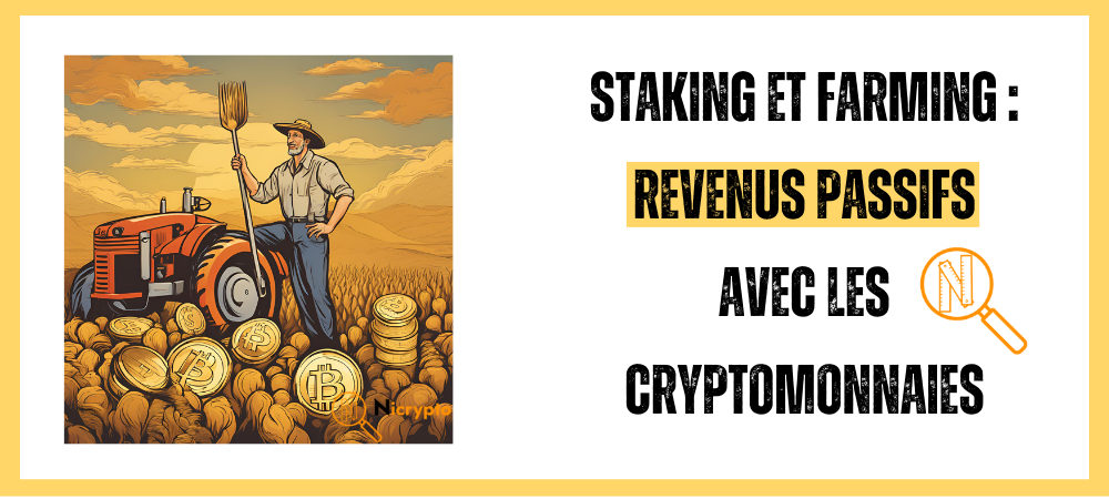 Staking et Farming : revenus passifs avec les cryptomonnaies